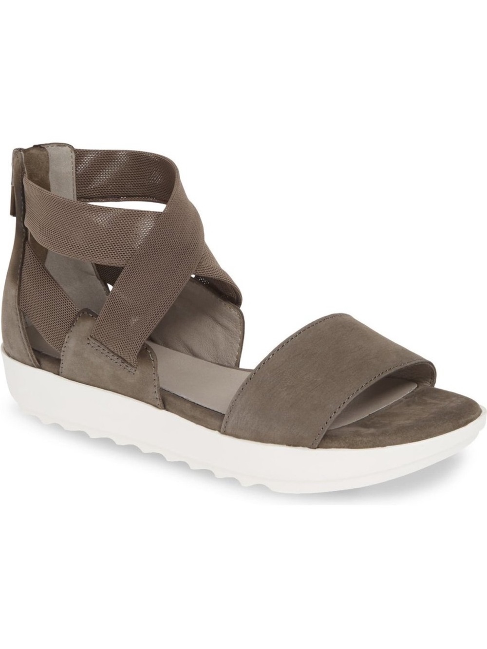 Eileen Fisher Kash Tumbled Nubuck Leather Sneaker Sandal Size 8